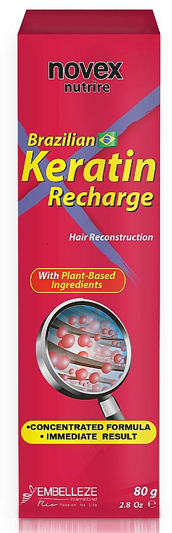 Haarpflege- und Stylingcreme - Novex Brazilian Keratin Recharge — Bild N1