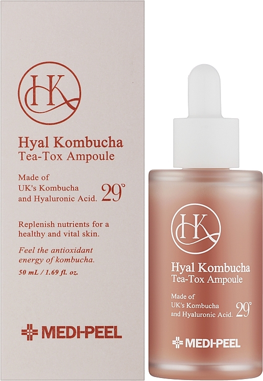 Revitalisierendes Serum - MEDIPEEL Liposome Hyal Kombucha Tea-Tox Ampoule — Bild N2