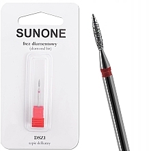 Nagelfräser DSZ1 Flamme rot - Sunone Diamond Nail Drill — Bild N2