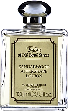 Düfte, Parfümerie und Kosmetik Taylor Of Old Bond Street Sandalwood Aftershave Lotion Alcohol-Based - After Shave Lotion Sandelholz