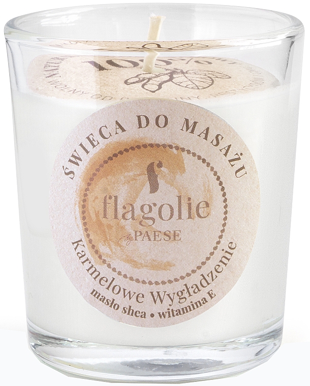 Massagekerze im Glas Glättender Karamell - Flagolie Caramel Smoothing Massage Candle — Bild N1