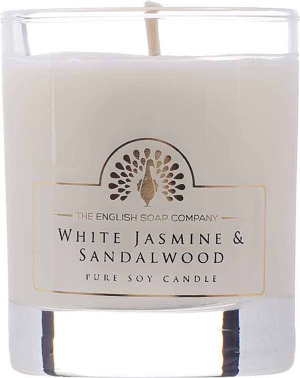 Duftkerze Weißer Jasmin & Sandelholz - The English Soap Company White Jasmine and Sandalwood Candle — Bild N1