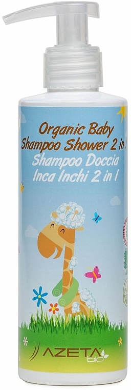 2in1 Bio Shampoo und Duschgel für Kinder - Azeta Bio Organic Baby Shampoo Shower 2 in 1 — Bild N2