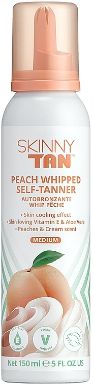 Selbstbräunungsmousse Peach - Skinny Tan Whip Mousse — Bild N1