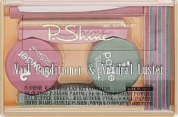 Düfte, Parfümerie und Kosmetik Nagelpflegeset - P.Shine (Nagelpaste 8g + Nägel-Brokat-Pulver 5g + Polier-Nagelfeile 5 St. + Nagelfeile 1 St. + Nagelzubehör 1 St.)