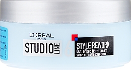 Modellierende Haarcreme - L'Oreal Paris Studio Line Style Rework Out of Bed Fibre Cream — Bild N2