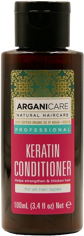 Natürliche Haarspülung mit Keratin - Arganicare Hair Conditioner with Keratin  — Bild N1