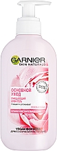 Düfte, Parfümerie und Kosmetik Reinigendes Creme-Gel mit Rosenwasser für trockene und empfindliche Haut - Garnier Skin Naturals
