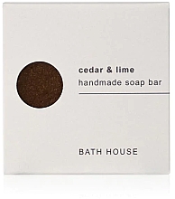 Düfte, Parfümerie und Kosmetik Bath House Cedar & Lime Handmade Cleansing Soap Bar - Seife