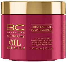 Haarmaske für alle Haartypen mit Paranussöl - Schwarzkopf Professional Bonacure Oil Miracle Brazilnut Pulp Treatment — Bild N1