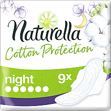 Düfte, Parfümerie und Kosmetik Damenbinden mit Flügeln 9 St. - Naturella Cotton Protection Ultra Night