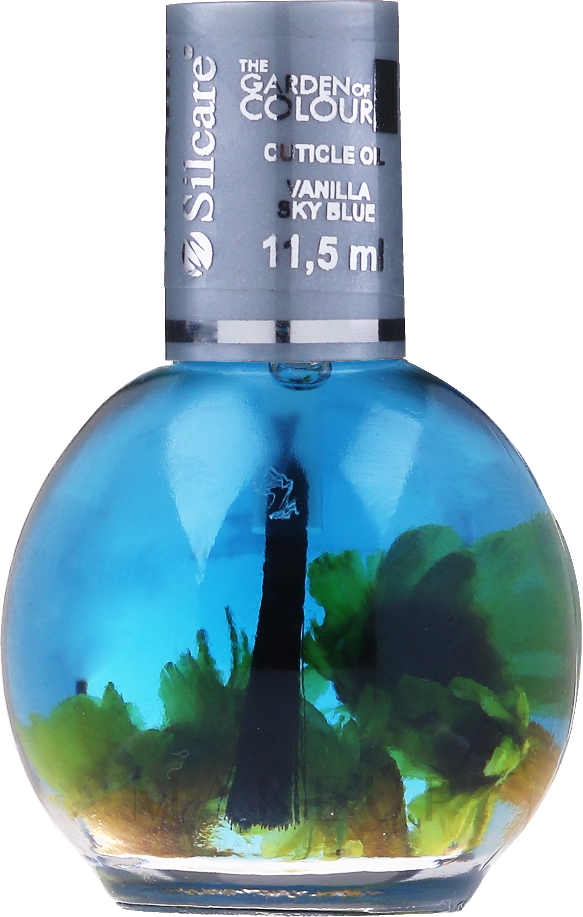 Nagel- und Nagelhautöl himmelblaue Vanille - Silcare The Garden Of Colour Vanilla Sky Blue — Bild 11.5 ml