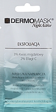 Düfte, Parfümerie und Kosmetik Peeling-Nachtmaske - L'Biotica Dermoask Night Active Exfoliation