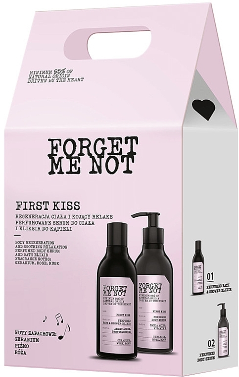 Set - Farmona Forget Me Not First Kiss (Körperserum/300 ml + Duschgel/400 ml) — Bild N1