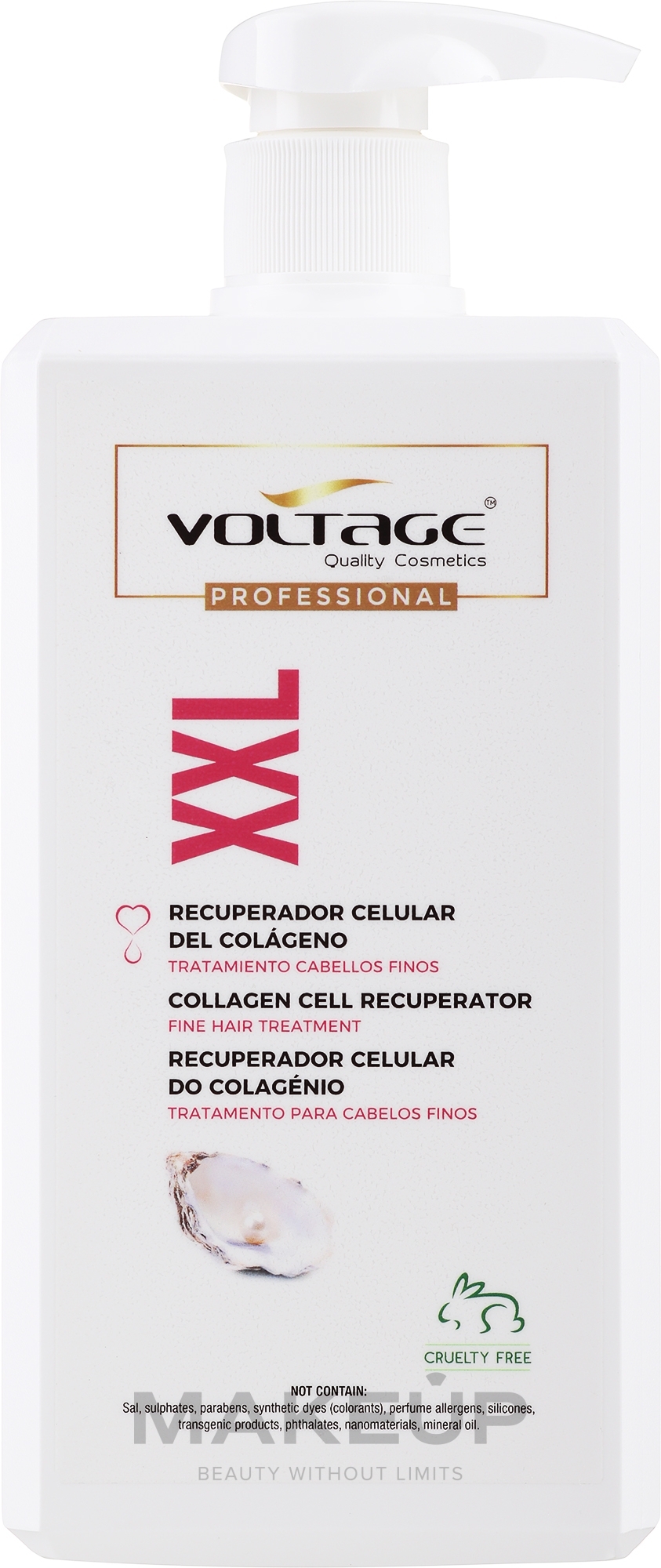 Conditioner mit Kollagen - Voltage Collagen Cell Recuperator Fine Hair Treatment XXL — Bild 1000 ml