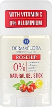 Düfte, Parfümerie und Kosmetik Gel-Deostick mit Hagebutte - Dermaflora Natural Gel Stick Rosehip