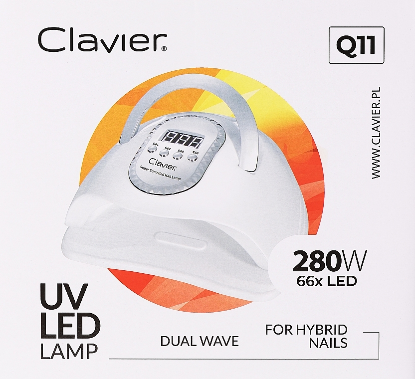 Lampe für Nageldesign LED Q11 weiß - Clavier UV LED Lamp  — Bild N2