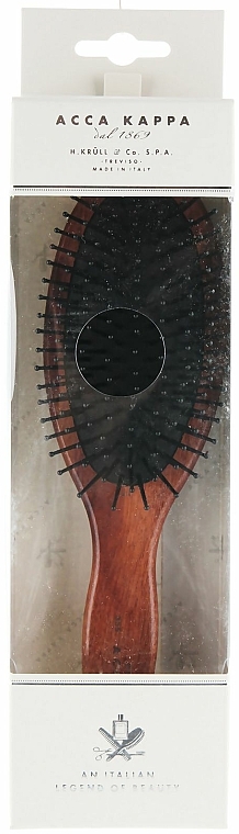Haarbürste 22 cm, oval - Acca Kappa Pneumatic 