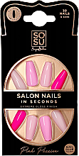 Düfte, Parfümerie und Kosmetik Falsche Nägel - Sosu by SJ False Nails Long Stiletto Pink Passion