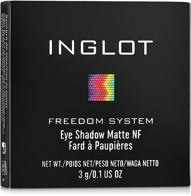 Lidschatten - Inglot Freedom System Matte Eye Shadow NF — Bild N1