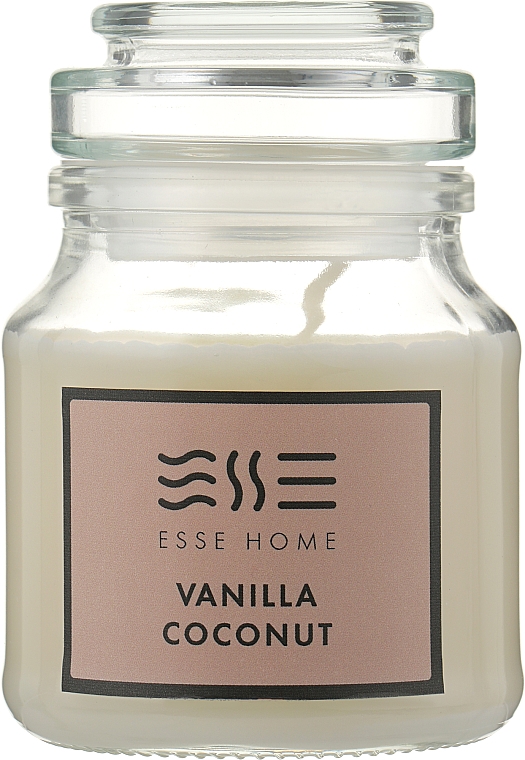 Duftkerze Vanille und Kokosnuss - Esse Home Vanilla & Coconut Candle — Bild N1