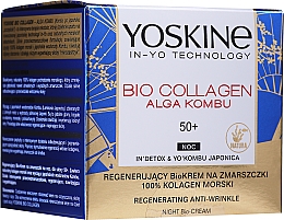Nachtcreme für das Gesicht 50+ - Yoskine Bio Collagen Alga Kombu Nigth Cream 50 + — Bild N2