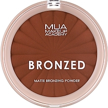 Matter Bronze-Puder für das Gesicht - MUA Bronzed Matte Bronzing Powder — Bild N2