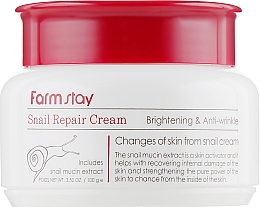 Revitalisierende Creme mit Schneckenextrakt - FarmStay Snail Repair Cream — Bild N2