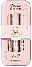 Düfte, Parfümerie und Kosmetik Barry M Dazzle & Define Metallic Crayons (Lidschatten 3x 1.4 g) - Lidschatten-Set
