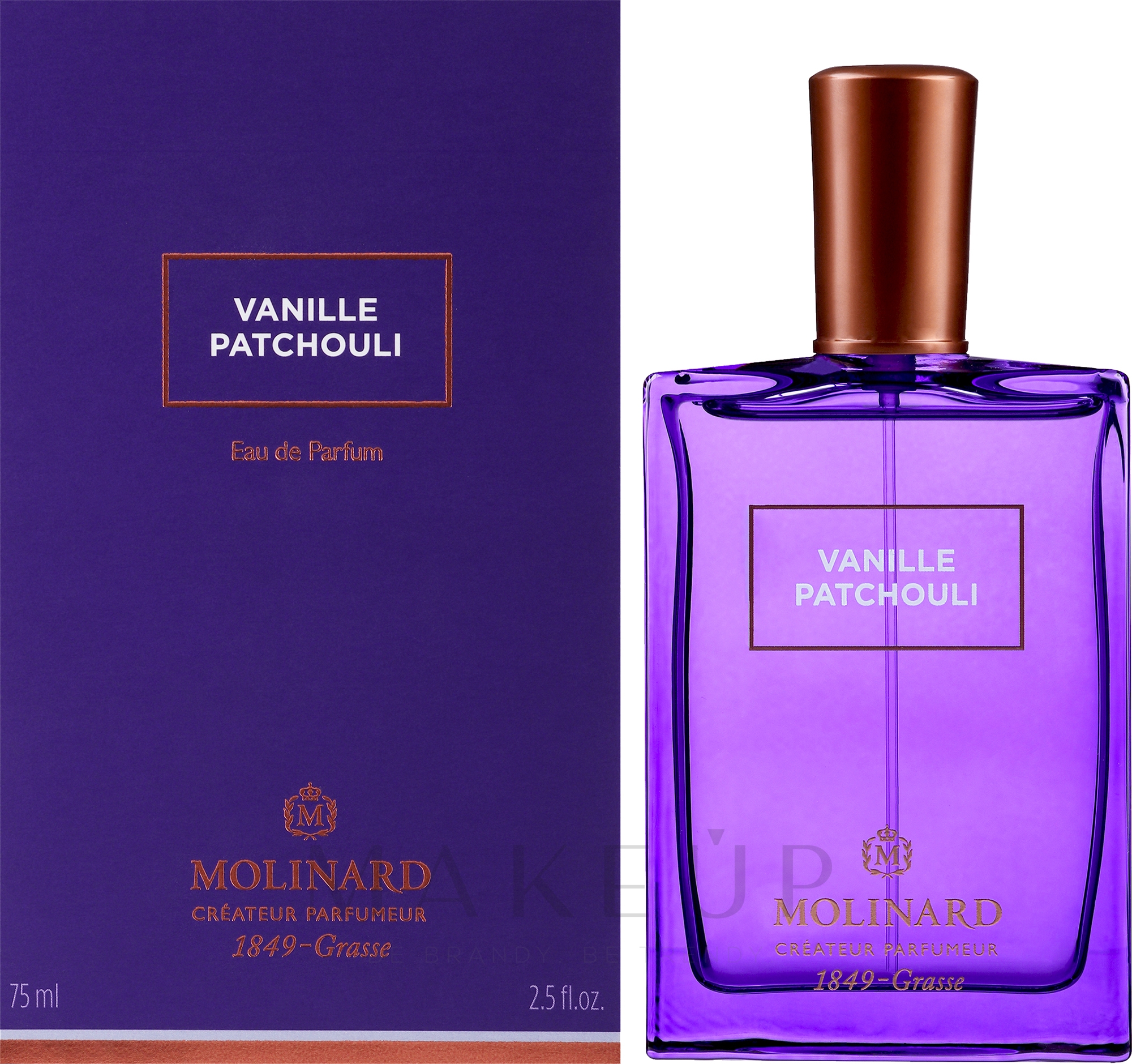 Molinard Vanille Patchouli - Eau de Parfum — Bild 75 ml
