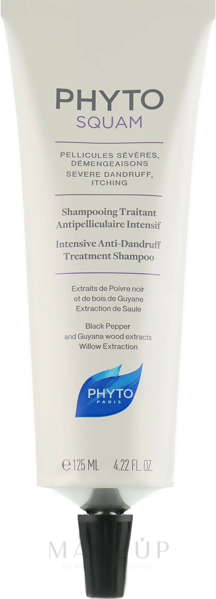 Anti-Schuppen Kur-Shampoo gegen Juckreiz - Phyto Phytosquam Intensive Anti-Dandruff Treatment Shampoo — Bild 125 ml