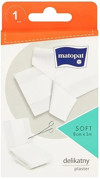 Medizinisches Pflaster 8 cm x 1 m - Matopat Soft  — Bild N1