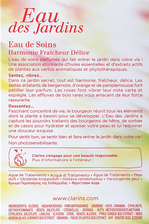 Clarins Eau des Jardins - Körperpflegeduft  — Bild N3