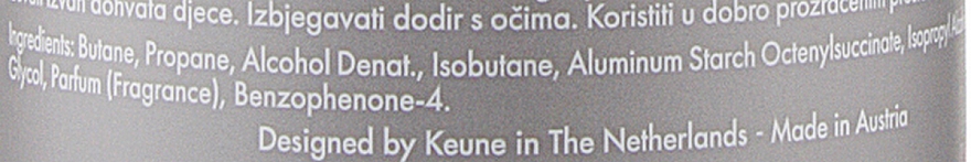 Erfrischendes Trockenshampoo für das Haar №11 - Keune Style Dry Shampoo — Bild N3