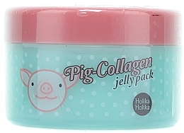 Düfte, Parfümerie und Kosmetik Beruhigende und regenerierende Nachtmaske für das Gesicht mit Kollagen - Holika Holika Pig-Collagen Jelly Pack