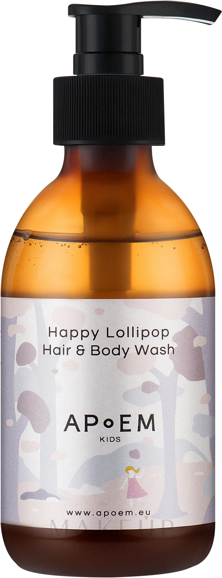 Duschgel - APoEM Happy Hair & Body Wash 2-in-1 Shampoo & Shower Gel — Bild 250 ml