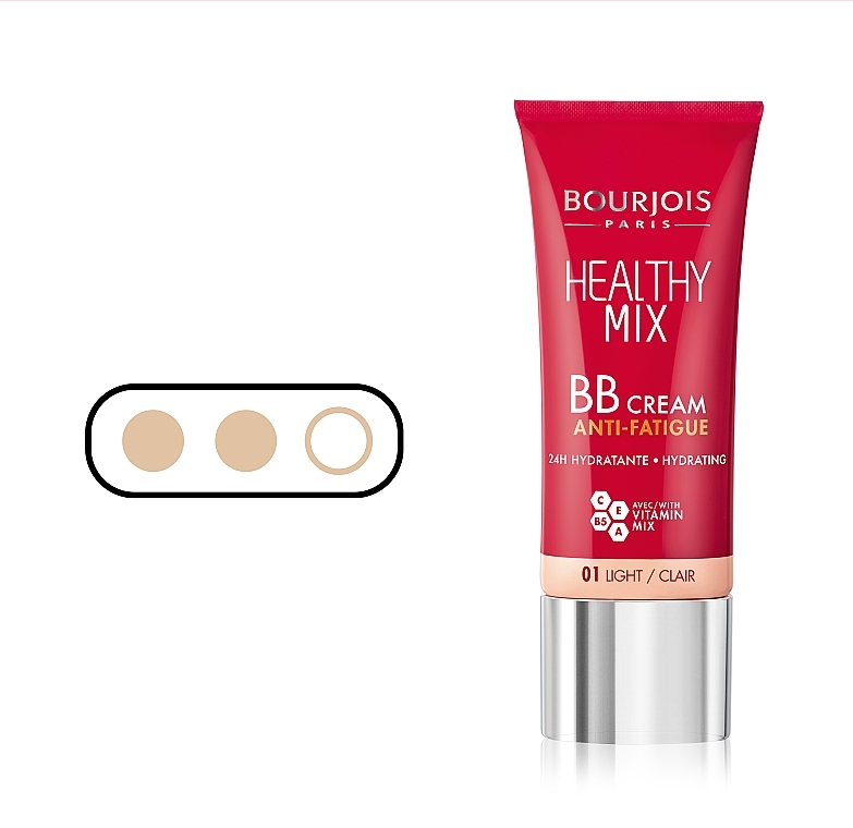 Feuchtigkeitsspendende BB Creme gegen müde Haut mit Vitaminkomplex - Bourjois Healthy Mix BB Cream Anti-Fatigue — Foto N2