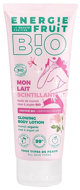 Körperlotion mit Monoi-, Rosen- und Arganöl - Energie Fruit Glowing Body Lotion With Monoi, Organic Rose & Argan Oil — Bild N1