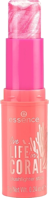 Rouge-Stift für das Gesicht  - Essence Live Life In Coral Blushlighter Stick — Bild N1