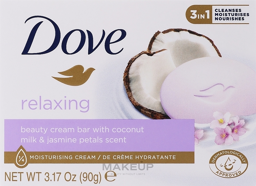 Cremeseife - Dove Coconut Milk & Jasmine Bar — Bild N2