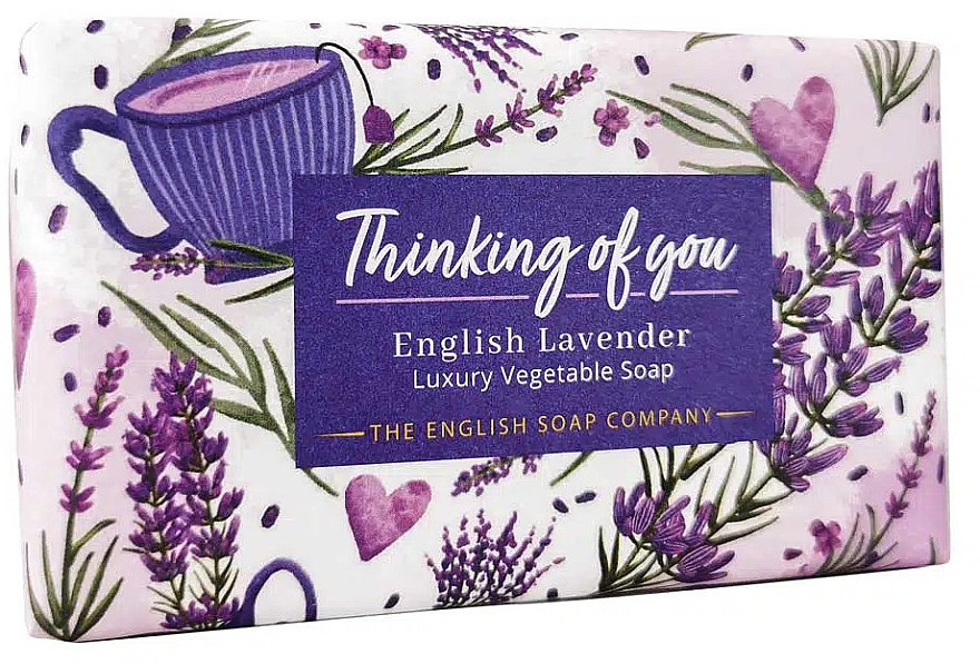 Seife Englischer Lavendel - The English Soap Company Occasions Collection English Lavender Thinking Of You Soap — Bild N1