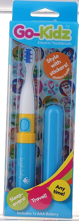 Elektrische Zahnbürste blau - Brush-Baby Go-Kidz Electric Toothbrush	 — Bild N1