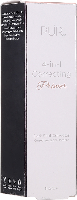 4in1 Korrigierender Primer für das Gesicht - Pur 4-In-1 Correcting Primer Dark Spot Corrector — Bild N2