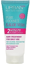 Düfte, Parfümerie und Kosmetik 2-Minuten-Farbschutz-Ölcreme - Urban Pure Coconut & Aloe Vera Butter Cream 