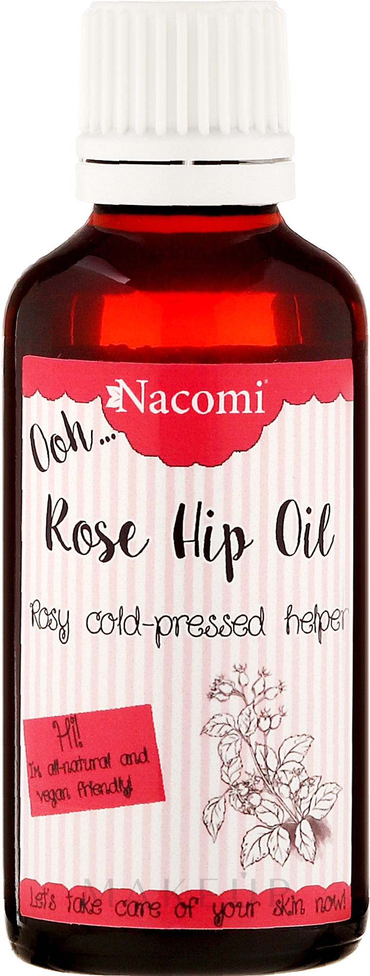 Hagebuttenöl für trockene Haut - Nacomi Wild Rose Oil — Bild 50 ml