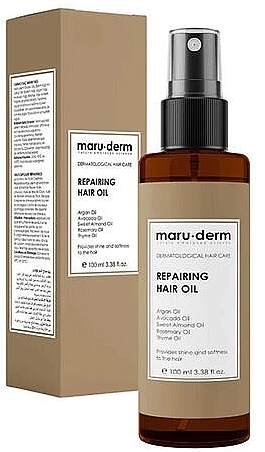 Revitalisierendes Haaröl - Maruderm Cosmetics Repairing Hair Oil  — Bild N1