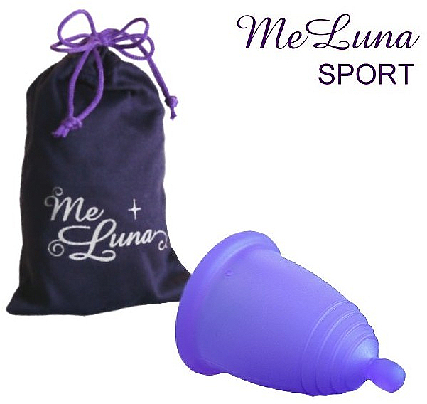 Menstruationstasse Größe XL violett - MeLuna Classic Menstrual Cup — Bild N1
