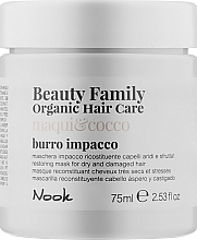 Düfte, Parfümerie und Kosmetik Maske für trockenes und geschädigtes Haar - Nook Beauty Family Organic Hair Care Mask