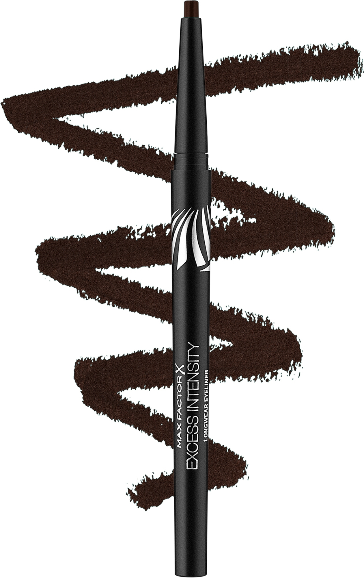 Wasserfester langanhaltender Eyeliner - Max Factor Excess Intensity Longwear Eyeliner — Bild Excessive Brown