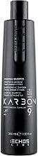 Düfte, Parfümerie und Kosmetik Shampoo mit Aktivkohle für strapaziertes und behandeltes Haar - Echosline 9 Charcoal Shampoo